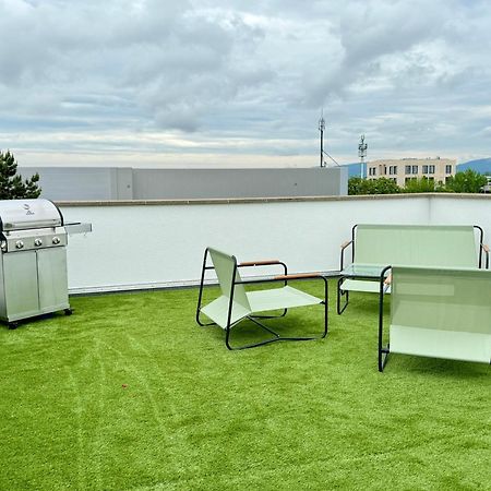 220 Qm Penthouse Wohnung Mit Fahrstuhl - Ohne Spa MHG Kültér fotó