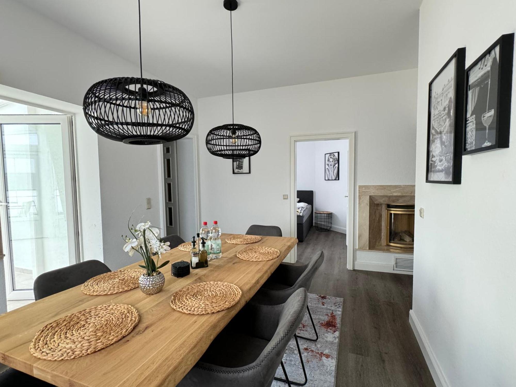 220 Qm Penthouse Wohnung Mit Fahrstuhl - Ohne Spa MHG Kültér fotó